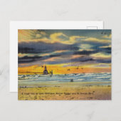 Lake Michigan Beach Day  Briefkaart (Voorkant / Achterkant)