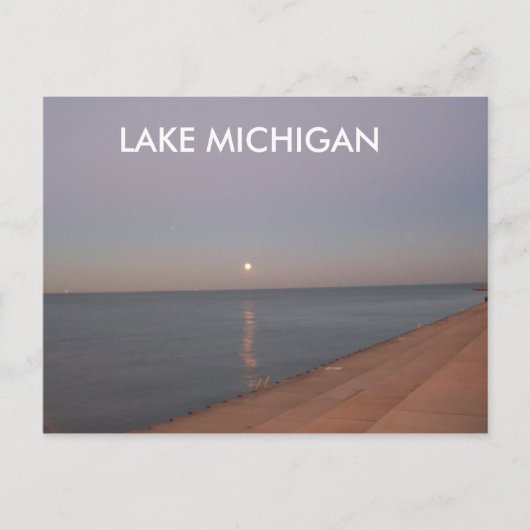 LAKE MICHIGAN BRIEFKAART (Voorkant)