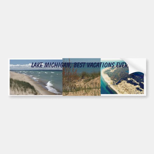 Lake Michigan Bumpersticker (Voorkant)