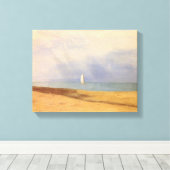 Lake Michigan - canvasprint Canvas Afdruk (Insitu (Houten vloer))