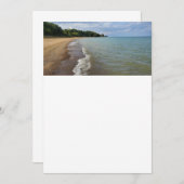 Lake Michigan Enregistrer La Carte Date (Devant / Derrière)