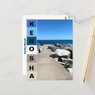 Lake Michigan - Kenosha, Wisconsin Briefkaart