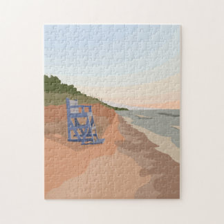 Lake Michigan kustlijn puzzel