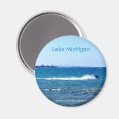 Lake Michigan Magneet (Voorkant / Achterkant)
