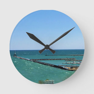 Lake Michigan, Port Washington, WI Ronde Klok