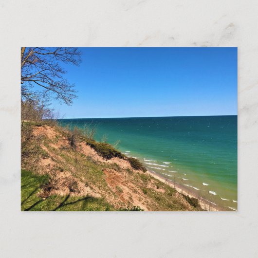 Lake Michigan, Port Washington, Wisconsin Briefkaart (Voorkant)