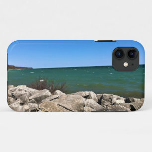 Lake Michigan, Port Washington, Wisconsin iPhone 11 Hoesje