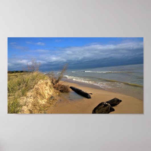 Lake Michigan, Sheboygan, Wisconsin Poster (Voorkant)