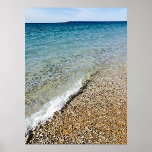 Lake Michigan Shore Poster (Voorkant)