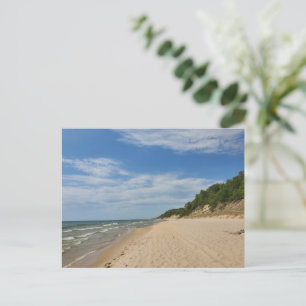Lake Michigan strand briefkaart
