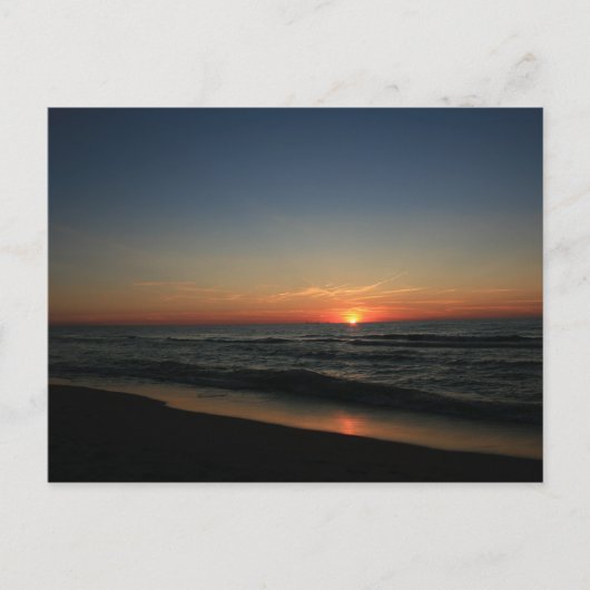 Lake Michigan Sunset 2 Briefkaart (Voorkant)