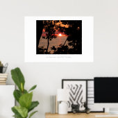 Lake Michigan Sunset Poster (Thuiskantoor)