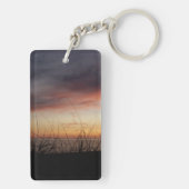 Lake Michigan Sunset Sleutelhanger (achterkant)