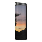 Lake Michigan Sunset Thermosbeker (Geroteerd rechts)