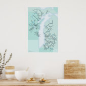 Lake Michigan Systems Poster (Keuken)