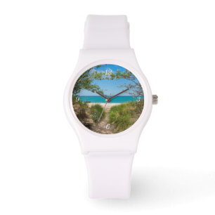 Lake Michigan Tranquility Horloge