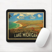 Lake Michigan Vintage Muismat (Met muis)