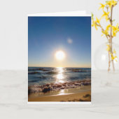 Lake Michigan Wenskaart Kaart (Gele Bloem)