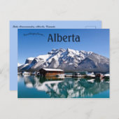 Lake Minnewanka Alberta Canada Briefkaart (Voorkant / Achterkant)