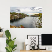 Lake Minnewaska Panorama Poster (Thuiskantoor)
