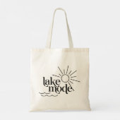 Lake Mode Summer Sun Tote Bag (Achterkant)