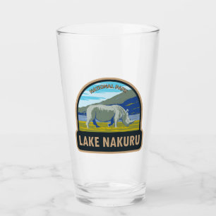 Lake Nakuru Nationaal Park Witte neushoorn Reizen Glas