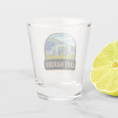 Lake Nakuru Nationaal Park Witte neushoorn Reizen Shot Glas (Achterkant)