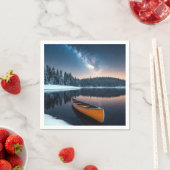 Lake Natuur Buitenlandschap Rustig Rustig Ontspann Servet (Insitu)