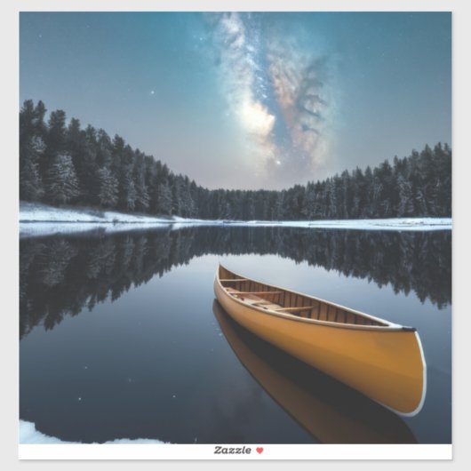 Lake Natuur Buitenlandschap Rustig Rustig Ontspann Sticker (Vel)