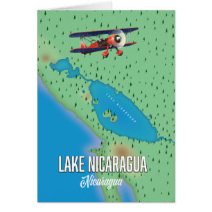 Lake Nicaragua, Nicaragua-kaart