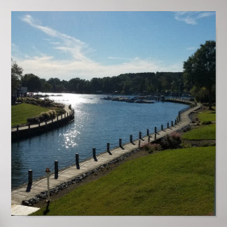 Lake Norman Boardwalk Poster