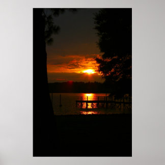 Lake Norman, NC Sunset Poster