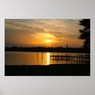 Lake Norman, NC Sunset Poster