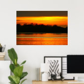 Lake Norman, NC Sunset Poster (Thuiskantoor)