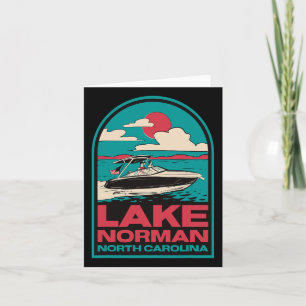 Lake Norman Retro Varend Nc Kaart