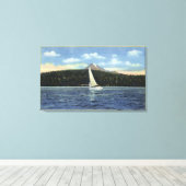 Lake O' The Bossen, Oregon Canvas Afdruk (Insitu (Houten vloer))