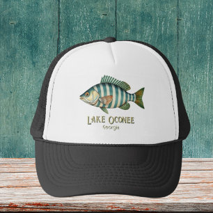 Lake Oconee Georgia nautische vis Trucker Pet