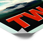 Lake Oconee Georgia TWA Trans World Airlines Poster (Hoek)