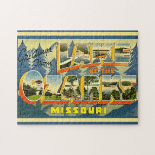Lake of the Ozarks ansichtkaart 11x14 Legpuzzel