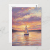 Lake of the Ozarks canvas prenten met houten lijst Briefkaart (Voorkant / Achterkant)