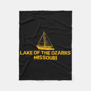 Lake Of The Ozarks Missouri Buitenland Vintage Voo Fleece Deken