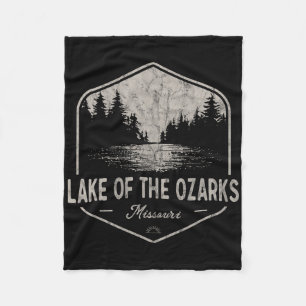 Lake Of The Ozarks Missouri Buitenleven Vintage  Fleece Deken
