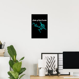 Lake of the Ozarks Missouri Kust Wandkunst Poster