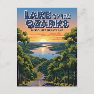Lake of the Ozarks Missouri Reizen Briefkaart