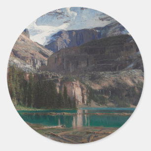 Lake O'Hara door John Singer Sargent, Victoriaanse Ronde Sticker