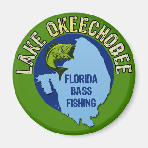 Lake Okeechobee, Florida Bass Vist Magneet