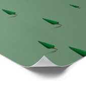 Lake Okeechobee Florida kaart. Poster (Hoek)