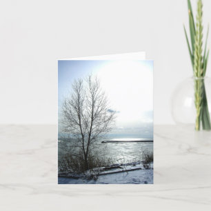 Lake Ontario-Trilingual- Xmas & Nieuwjaar 2012 Feestdagen Kaart