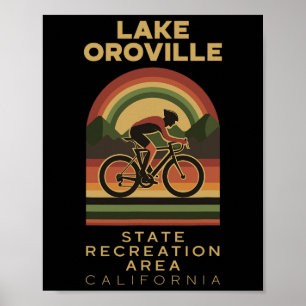 Lake Oroville State Recreation Area Mountain Biken Poster