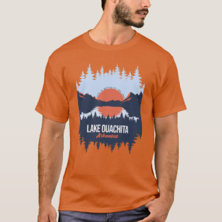 Lake Ouachita Arkansas Meer Met Berg En Grove Den T-shirt